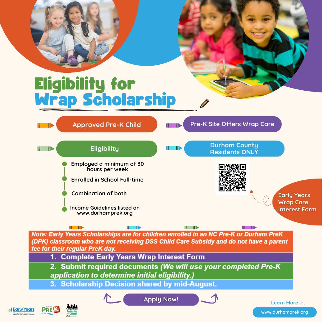 PreK Wrap Scholarship Flyer (Final Updated Version) (Instagram Post)