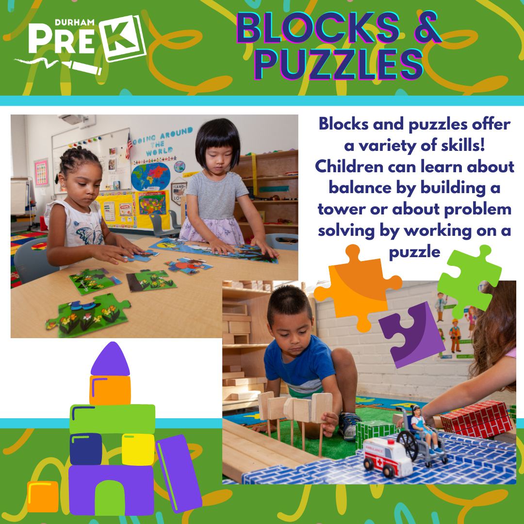 Blocks shop and puzzles